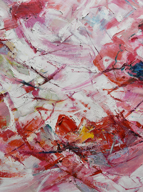 Handmade Large Painting,Abstract Landscape Painting,Acrylic Minimailist Painting