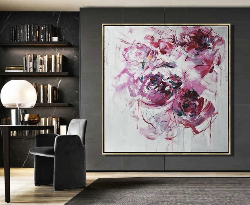 Extra Large Abstract Painting On Canvas,Abstract Landscape Painting,Large Canvas Art