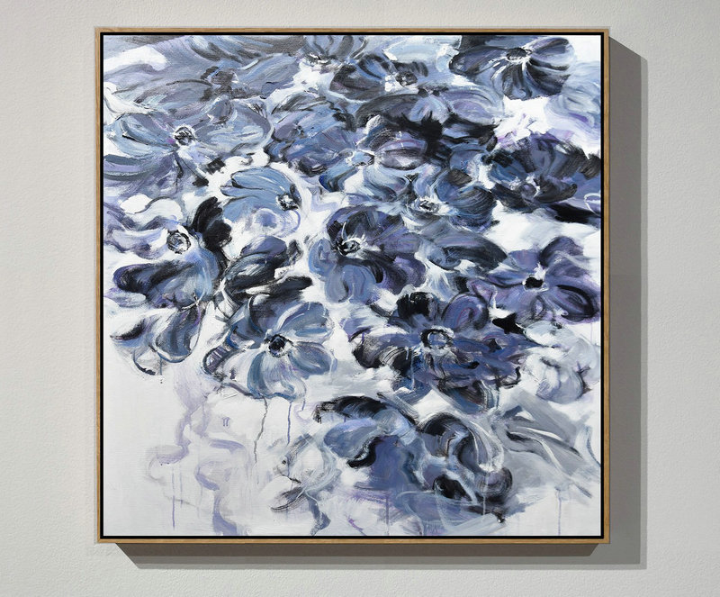 Hand Painted Extra Large Abstract Painting,Horizontal Abstract Landscape Oil Painting On Canvas,Modern Wall Decor