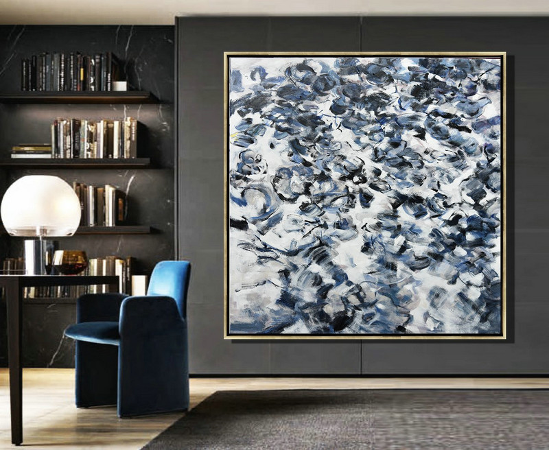 Abstract Painting Extra Large Canvas Art,Horizontal Abstract Landscape Oil Painting On Canvas,Canvas Wall Paintings