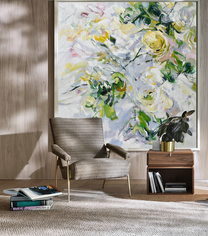 Hand Painted Extra Large Abstract Painting,Horizontal Abstract Landscape Oil Painting On Canvas,Giant Canvas Wall Art