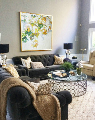 Handmade Extra Large Contemporary Painting,Abstract Landscape Painting,Contemporary Art Canvas Painting