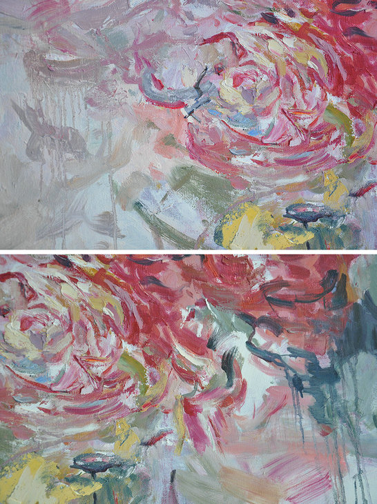 Extra Large Acrylic Painting On Canvas,Abstract Landscape Painting,Original Art