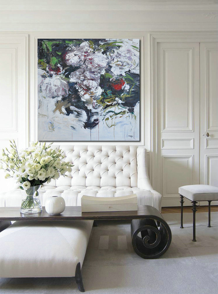 Hand Made Abstract Art,Abstract Landscape Painting,Handmade Acrylic Painting