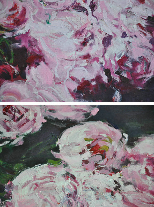 Extra Large Canvas Art,Horizontal Abstract Landscape Oil Painting On Canvas,Acrylic Painting Large Wall Art