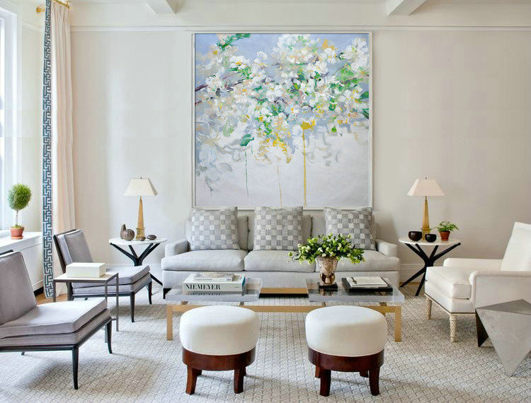 Extra Large Textured Painting On Canvas,Large Abstract Landscape Oil Painting On Canvas,Acrylic Painting Large Wall Art