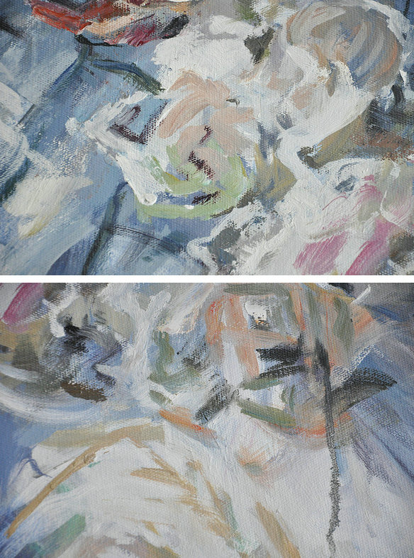 Hand Made Abstract Art,Abstract Landscape Oil Painting,Hand Painted Aclylic Painting On Canvas
