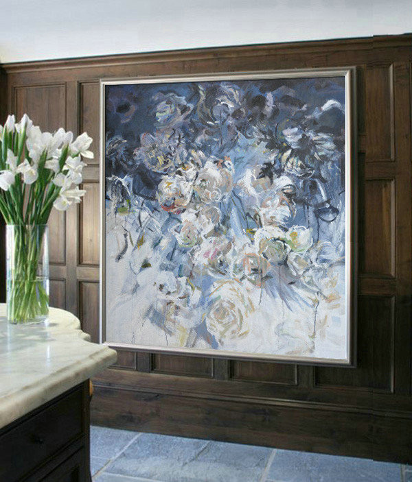 Hand Made Abstract Art,Abstract Landscape Oil Painting,Hand Painted Aclylic Painting On Canvas