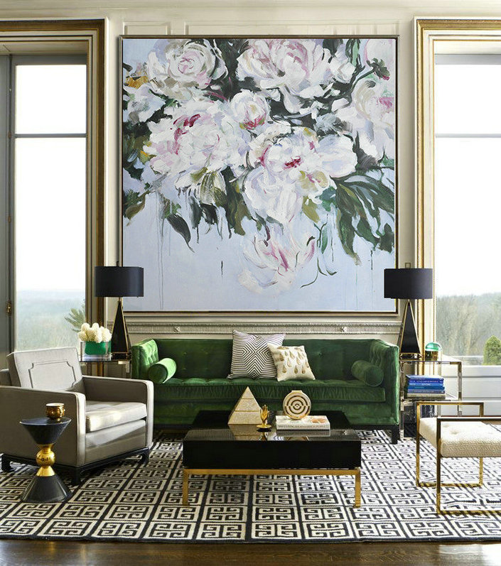 Extra Large Abstract Painting On Canvas,Panoramic Abstract Landscape Painting,Original Abstract Painting Canvas Art
