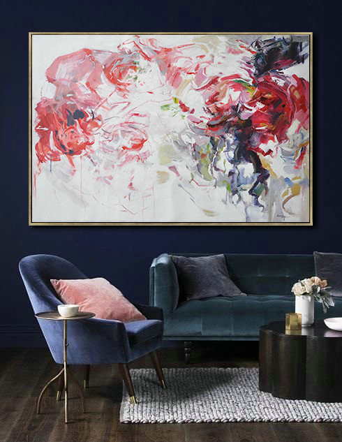 Huge Abstract Painting On Canvas,Abstract Landscape Oil Painting,Artwork For Sale