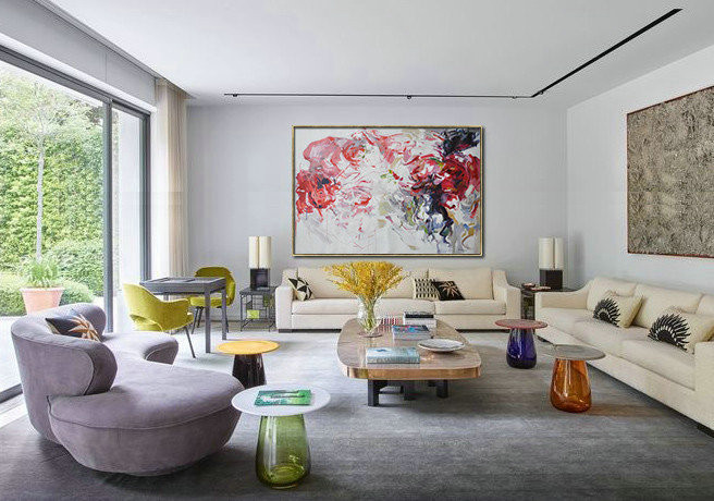 Huge Abstract Painting On Canvas,Abstract Landscape Oil Painting,Artwork For Sale