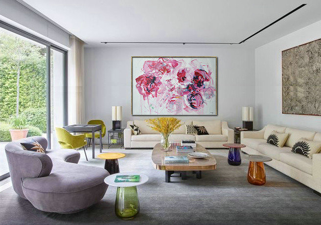 Handmade Painting Large Abstract Art,Abstract Landscape Oil Painting,Modern Canvas Art
