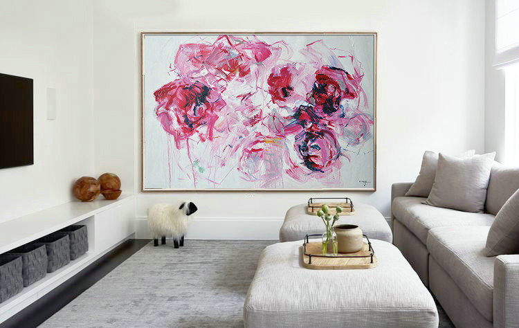 Handmade Painting Large Abstract Art,Abstract Landscape Oil Painting,Modern Canvas Art