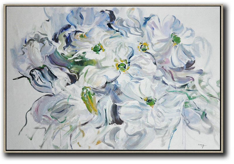 Handmade Large Contemporary Art,Abstract Landscape Painting,Oversized Canvas Art
