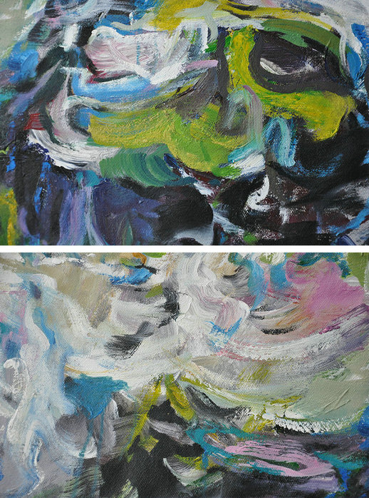 Original Painting Hand Made Large Abstract Art,Horizontal Abstract Landscape Oil Painting On Canvas,Abstract Oil Painting