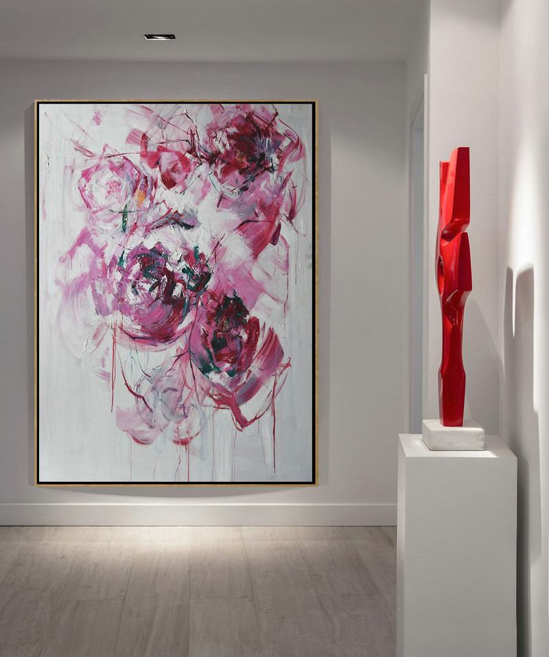 Original Artwork Extra Large Abstract Painting,Abstract Landscape Painting,Hand Paint Large Art