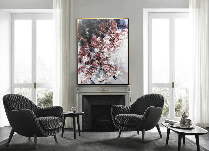 Large Abstract Art,Abstract Landscape Painting,Original Art