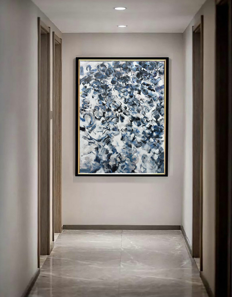 Extra Large Textured Painting On Canvas,Abstract Landscape Painting,Oversized Canvas Art