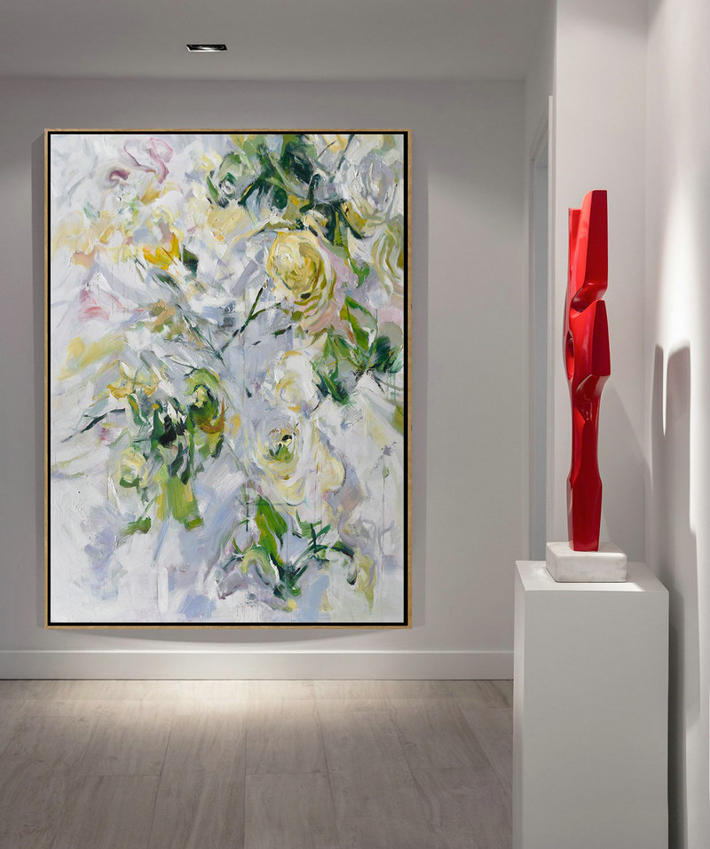 Original Abstract Painting Extra Large Canvas Art,Abstract Landscape Painting,Original Art Acrylic Painting