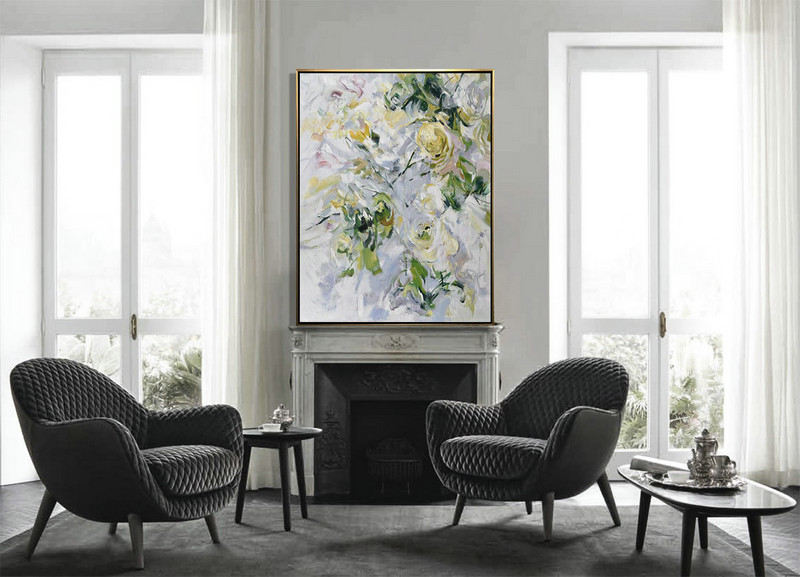 Original Abstract Painting Extra Large Canvas Art,Abstract Landscape Painting,Original Art Acrylic Painting